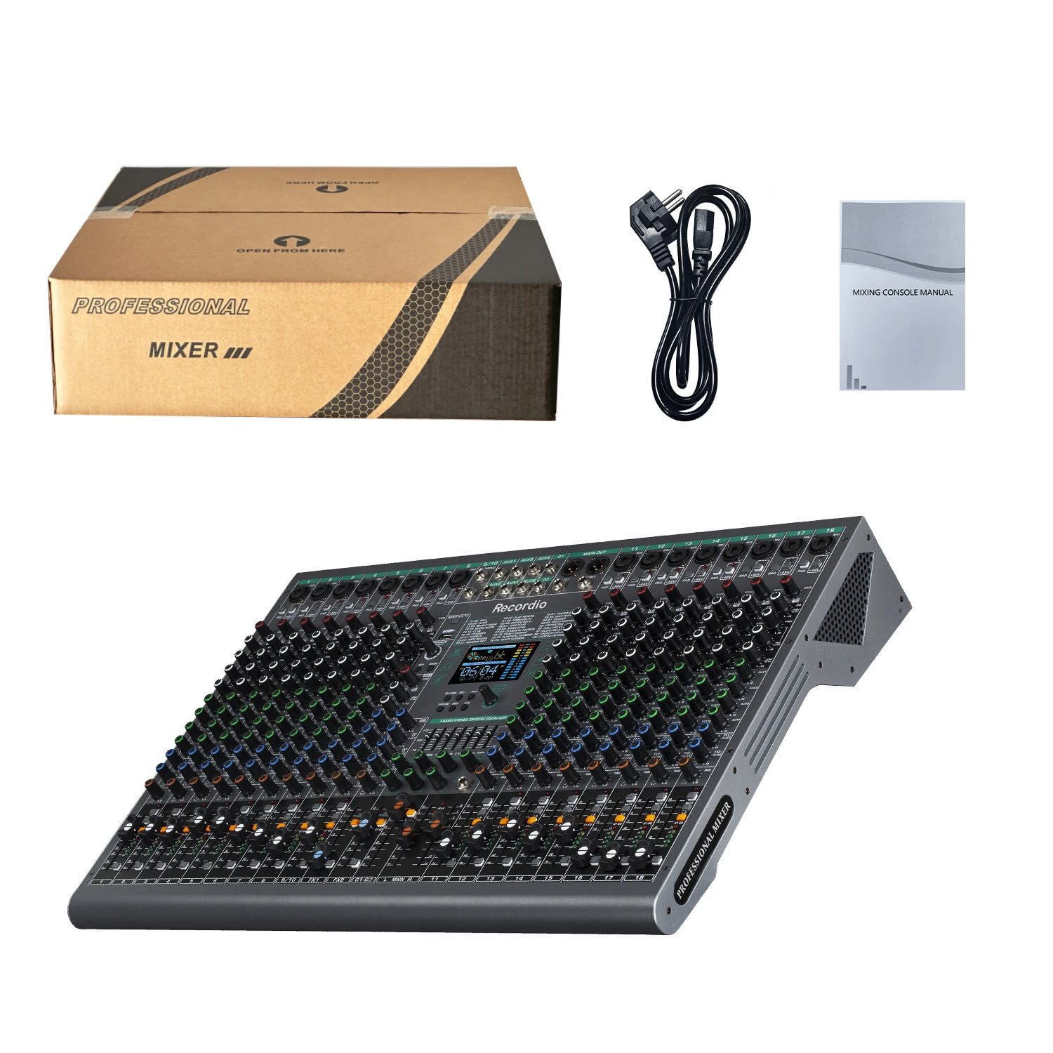 GAX-DM18 Professional Mixing Console - 18 Channels & 99DSP