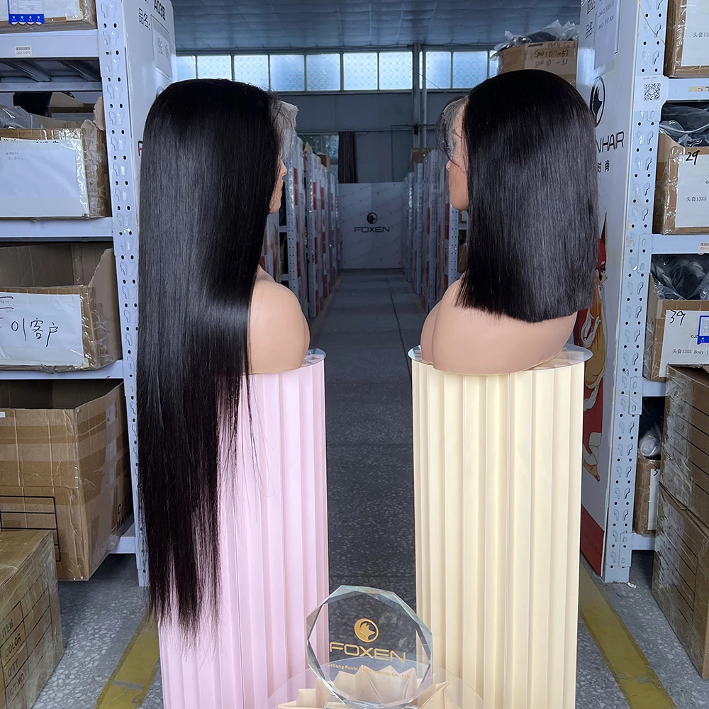 生のインドの髪の自然な人間の髪の毛のかつらベンダー13x4Hd