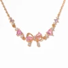Bowknot Necklace-Rose Gold