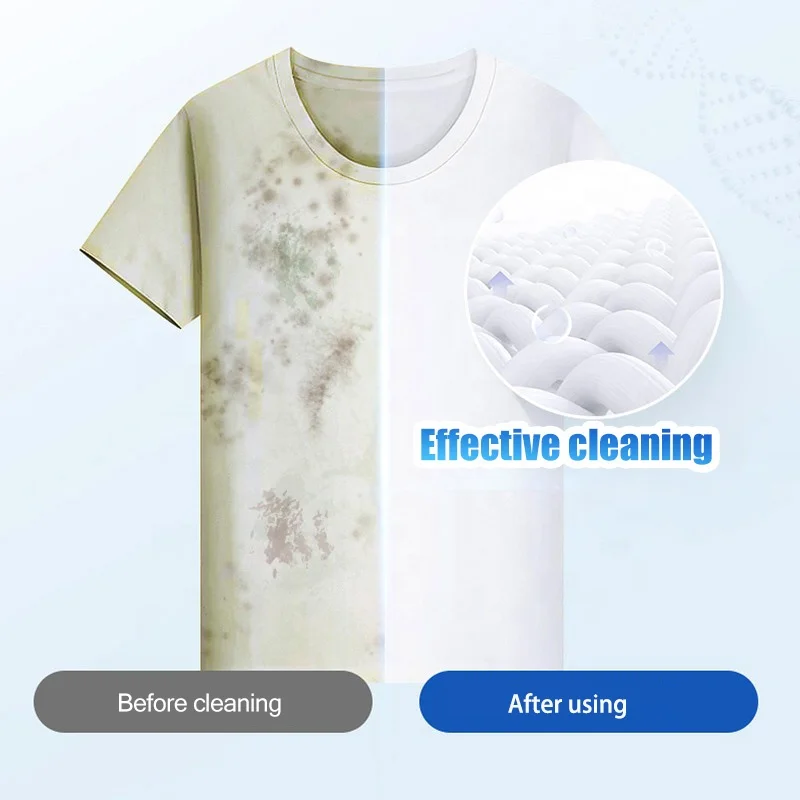 Factory Price High Quality 1180g Color Bleaching Powder Bath Bombs Fizzer Laundry Detergent Washing Powder