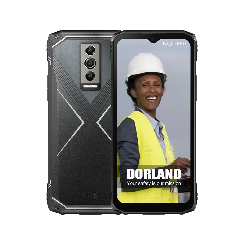 DORLAND EX_08 PRO Explosion-Proof Rugged Smart Mobile Phone Unlocked Zone1/2 Intrinsically Safe  IP68  for Oil Gas Industry