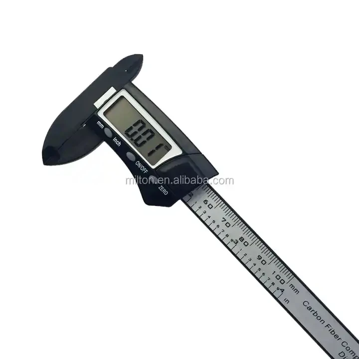 Super LCD 0-100MM 4inch Mini Digital Caliper Electronic Plastic Vernier Caliper