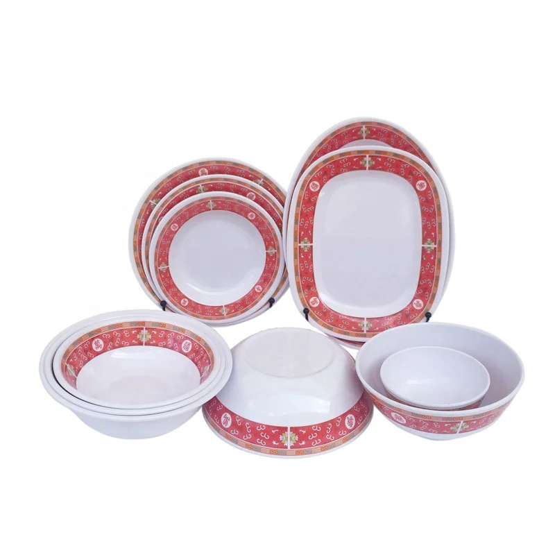 Royal Dinner Set Unbreakable Melamine Dinnerware