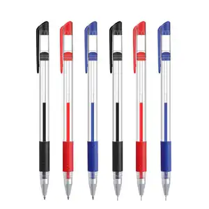 Wholesale Promotional Cheap Custom 0.5mm Ballpen Recycled Plastic Color Ink Ballpoint Ball Gel Pen Set