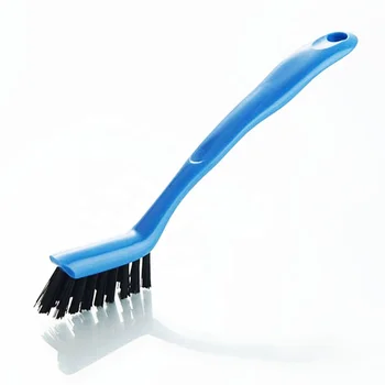 O-Cleaning Handheld Tile & Grout Brush With Stiff Bristles,Multi-purpose Cleaning Brush With Durable Grip