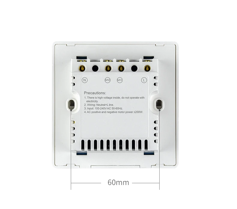 Tuya smart curtain controller smart life app control AI voice control UK standard button curtain motor switch