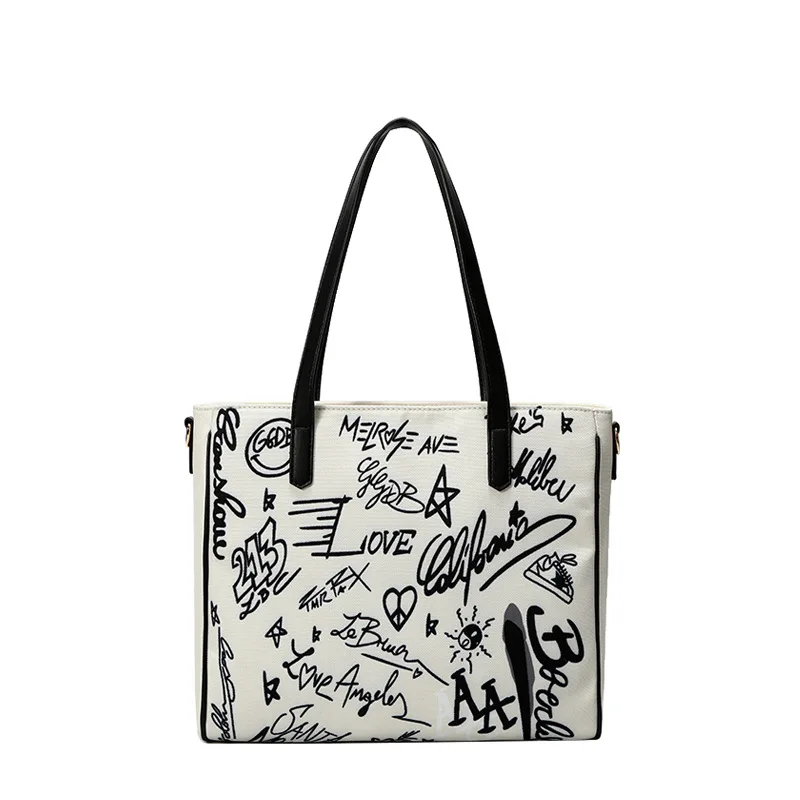 guess canvas tote bolsa
