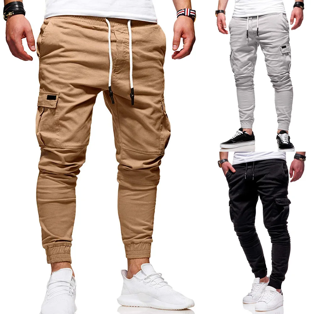 FCWJHNTSL Camo Pants Men's Military Multi Pocket Cargo Trousers Hip Hop  Jogger Urban Overalls Outwear Camouflage Tactical Pants Wholesale Black :  Amazon.de: Fashion