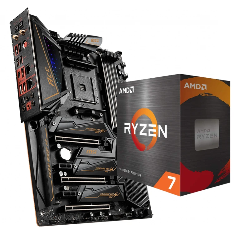 CPU AMD Ryzen 9 5950x & MSI MEG X570 GODLIKE MSI MEG X570 GODLIKE - Ultimate AMD Ryzen Gaming Motherboard