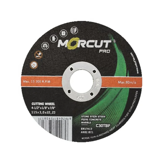 115mm High Quality Abrasive Tools Cutting Wheel Disco De Corte Stone Cutting Disc