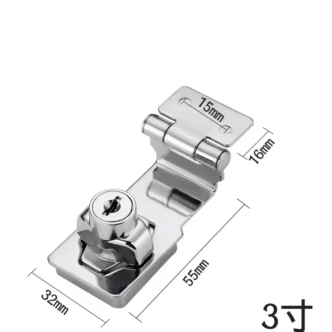 Building Door Hasp Immobilization Staple Lock Lock With Key - Buy Brass ...