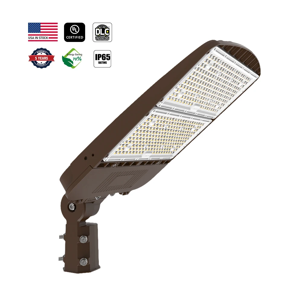 OEM Factory Direct Parking Lot Shoebox Area Light Ul 100W 200W 240W 300W 500W Dimmable Waterproof Lamp Led Street Light