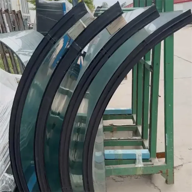 Customized Hyperbolic Fireproof Curved Tempered Laminated Insulating Glass