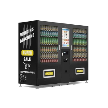 24 Hours Automatic Snacks Drinks Food Water Vending Machine Supermarket Ice Drink Vending Machine