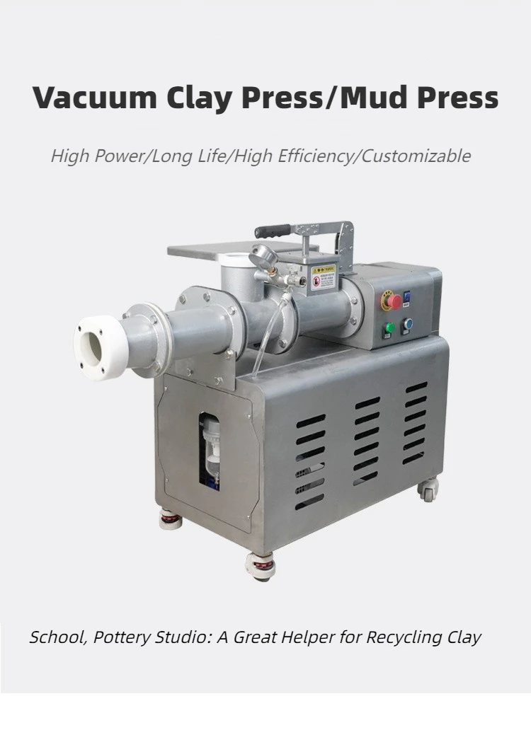 Factory Direct Ceramic Clay Mixing Extruder Pug Mill Vacuum Ceramic Pottery Mill for Painting