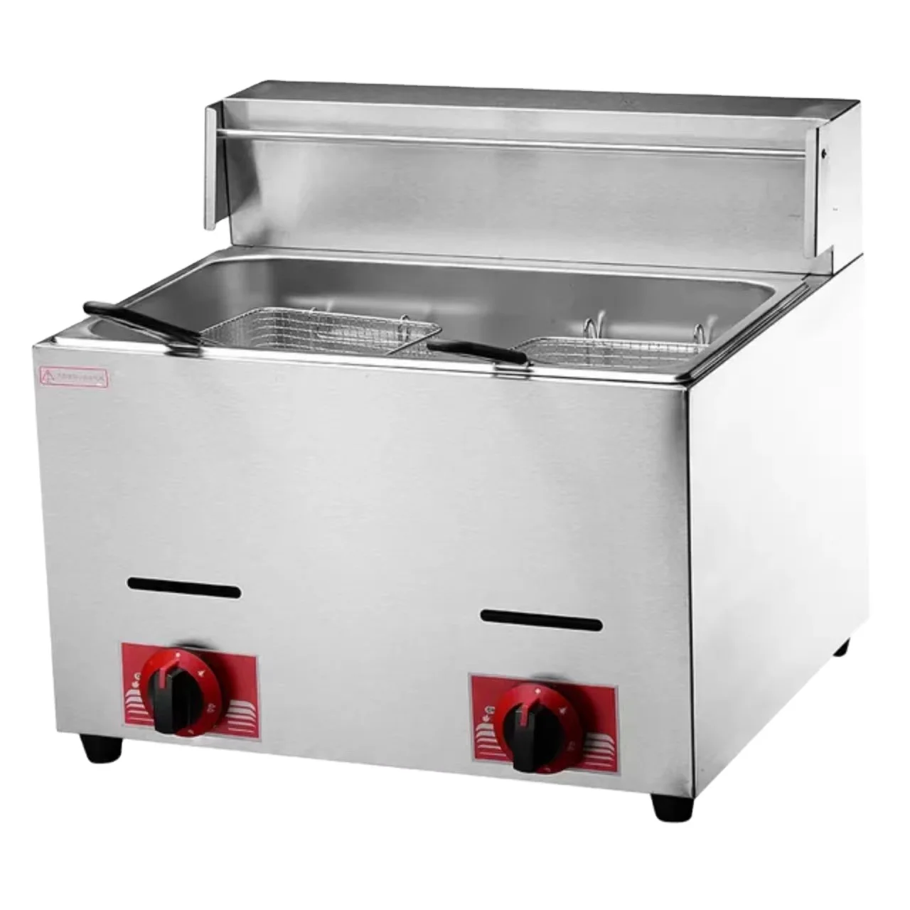 Hot Sale Commercial Gas  One Cylinder  Fryer for Restaurant Chips Fryer Machine 12L Gas Deep Fryer