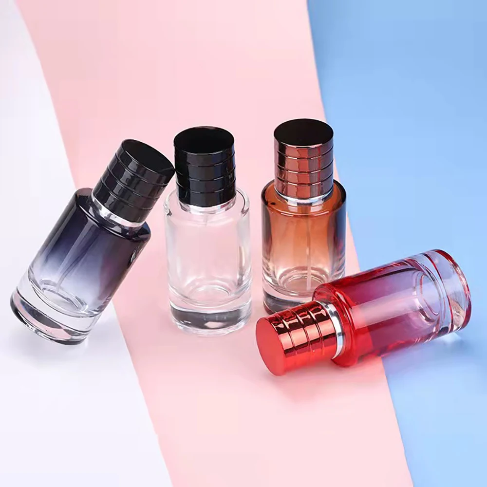 Empty Spray Perfume Bottle Beautiful High End Black Screw Neck 50ml