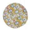 Round cotton pad, yellow, 110cm