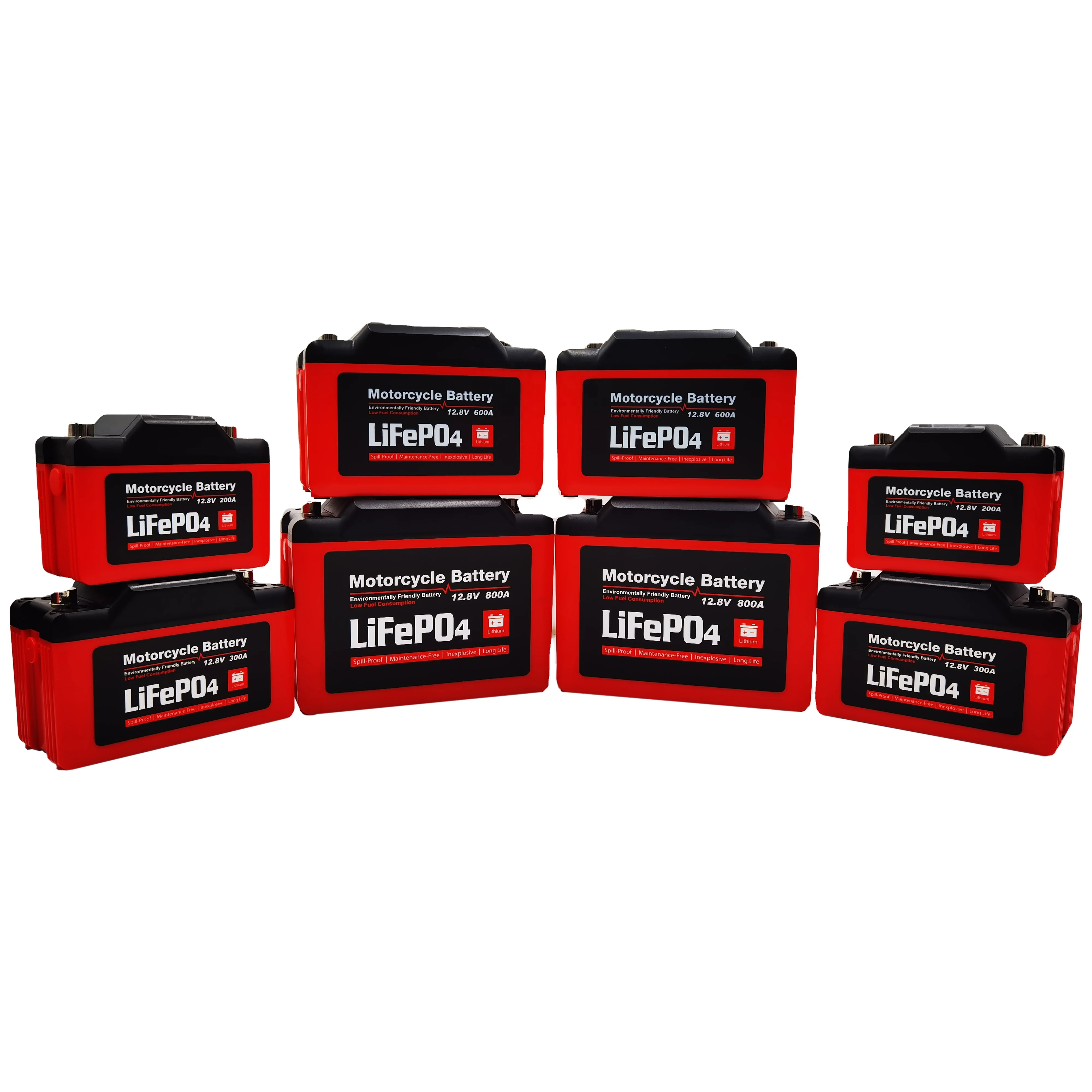 Lithium ion Battery Motorcycle 6Ah 12.8V Ultra Safe Battery starter LiFePO4