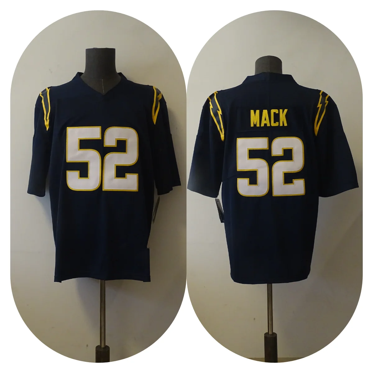 Wholesale Khalil Mack 52 Los Angeles Jerseys 10 Justin Herbert 13 Keenan  Allen 97 Bosa James Stitched Game USA Football Shirts Royal Navy From  m.