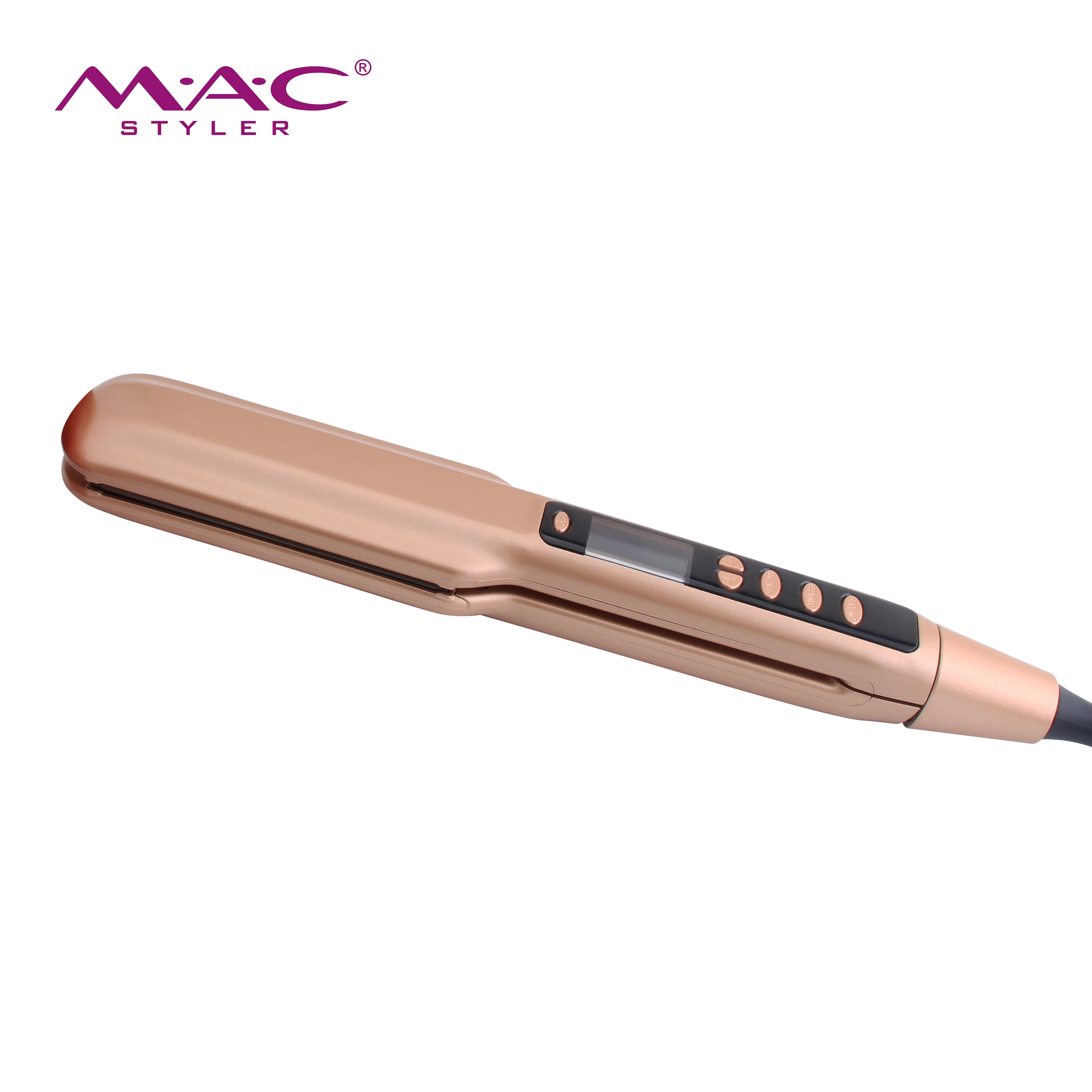 Оборудование для салона с регулировкой температуры 480F выпрямитель для волос Парикмахерская Земляная посуда нано титановые пластины здоровый выпрямитель для волос