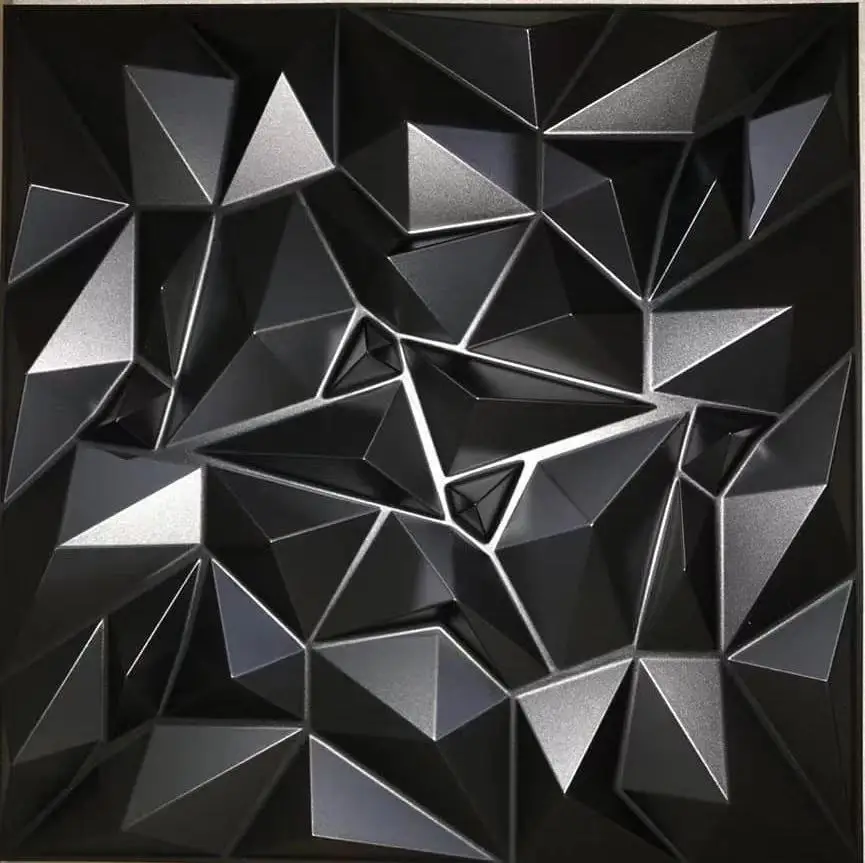 Home Interior Modern Design Decorative Pvc 3d Diamond Wall Panel ...