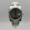 Silver case+Gray Dial