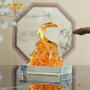 Crystal Home Snake Decoration Furnishings High-end Gifts Art Collection High-grade Gift Box Protective Gloves Special Carton