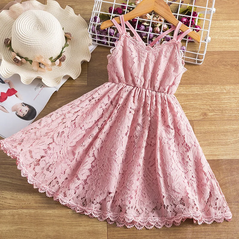 Shop Our 2021 Little Girl Lace Princess Summer Dress