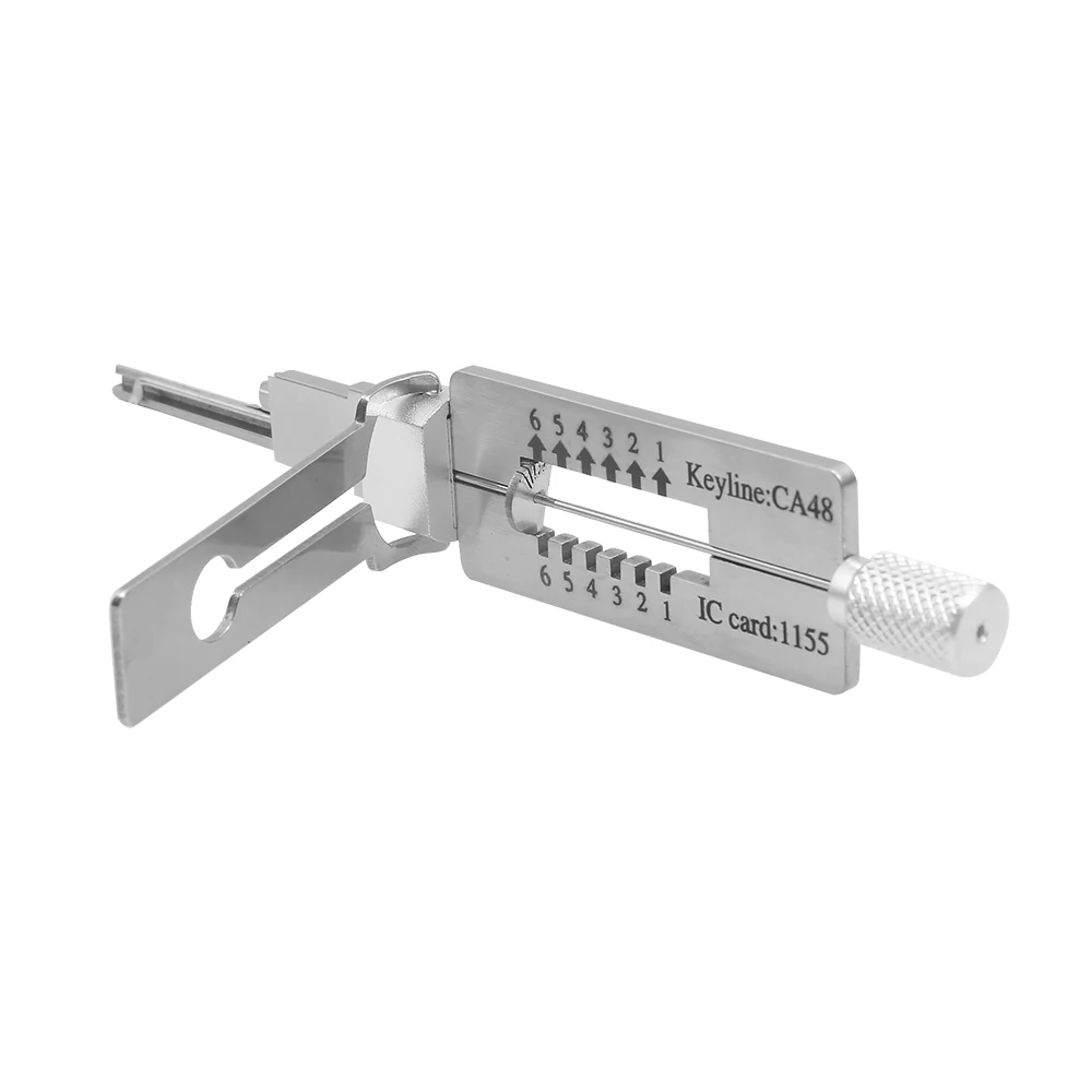 2024 New CISA SS301 Civilian Lishi 2in1 Lock Pick Steel Locksmith Tool for Door Unlock for Door Locks
