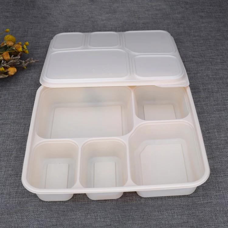 microwavable airtight collapsible lunch box 3 compartment plastic food container