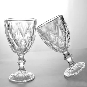 Wine commonly used to support custom vintage fashion side prong mouth goblet