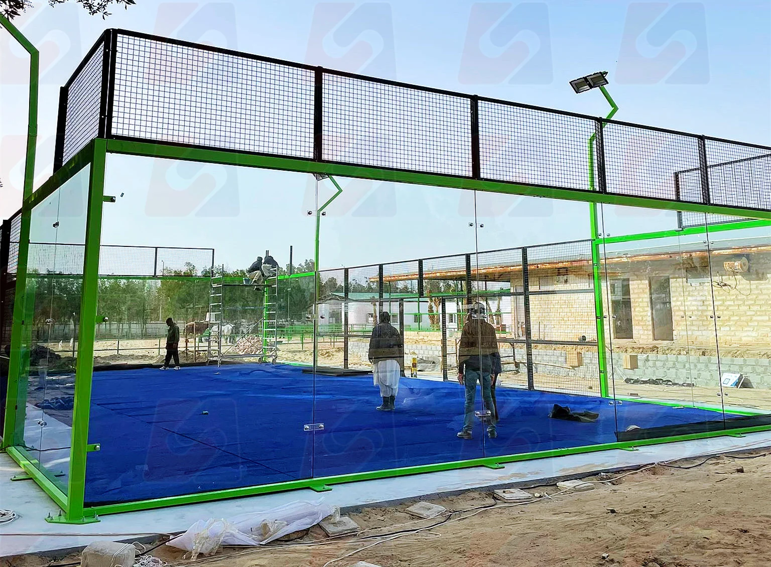 Padel Tennis Court Customized Color Padel Court Indoor Outdoor Paddle ...