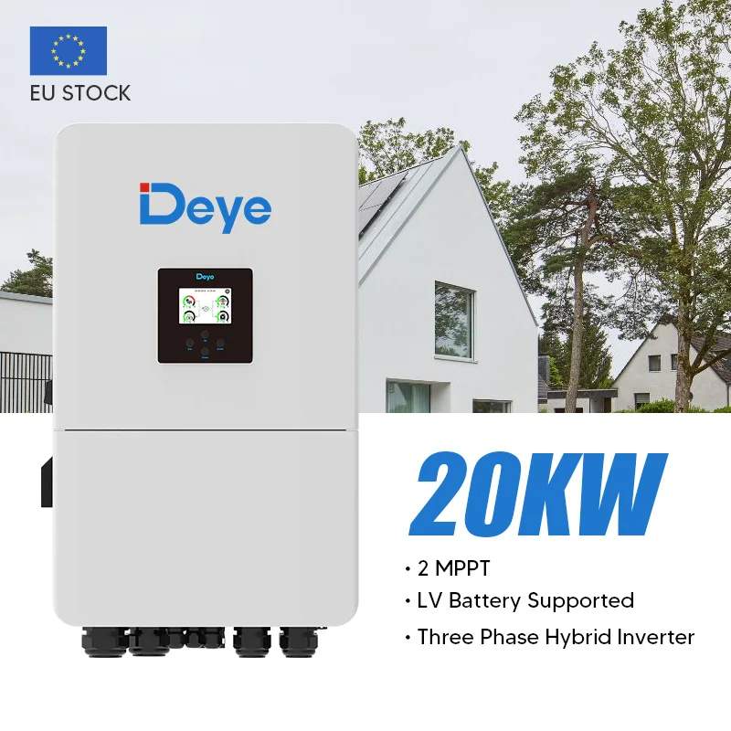 Uusi Deye 3-vaiheinen hybridinvertterimalli SUN-14/15/16/18/20K-SG05LP3-EU-SM2 3-6 kW matalajänniteakku Ukrainassa tai Euroopassa