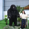 Animatrónicos de gorila negro