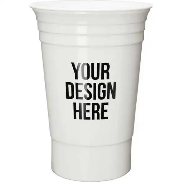 Wholesale Customized Branded Logo Reusable 16 Oz Plastic Disposable Pp Cups Custom Beerpong Set 9968