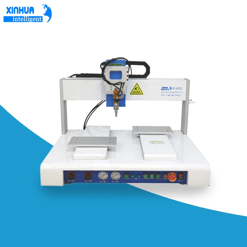Portable 3-Axis Glue Machine Dispenser Auto Desktop Liquid Syringe Silicone & Manual Compatible Glue Dispensing Machine