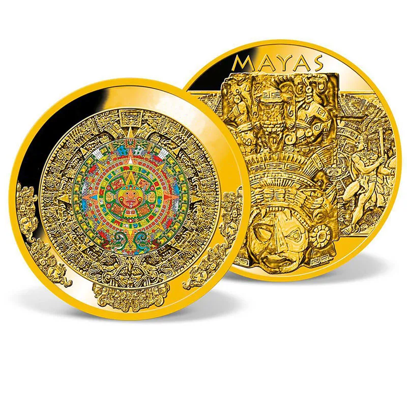 Custom 12 Apostles Commemorative Gold Plated Christianity Souvenir Challenge Coin Double Sided Metal Antique Design Engraved 3D