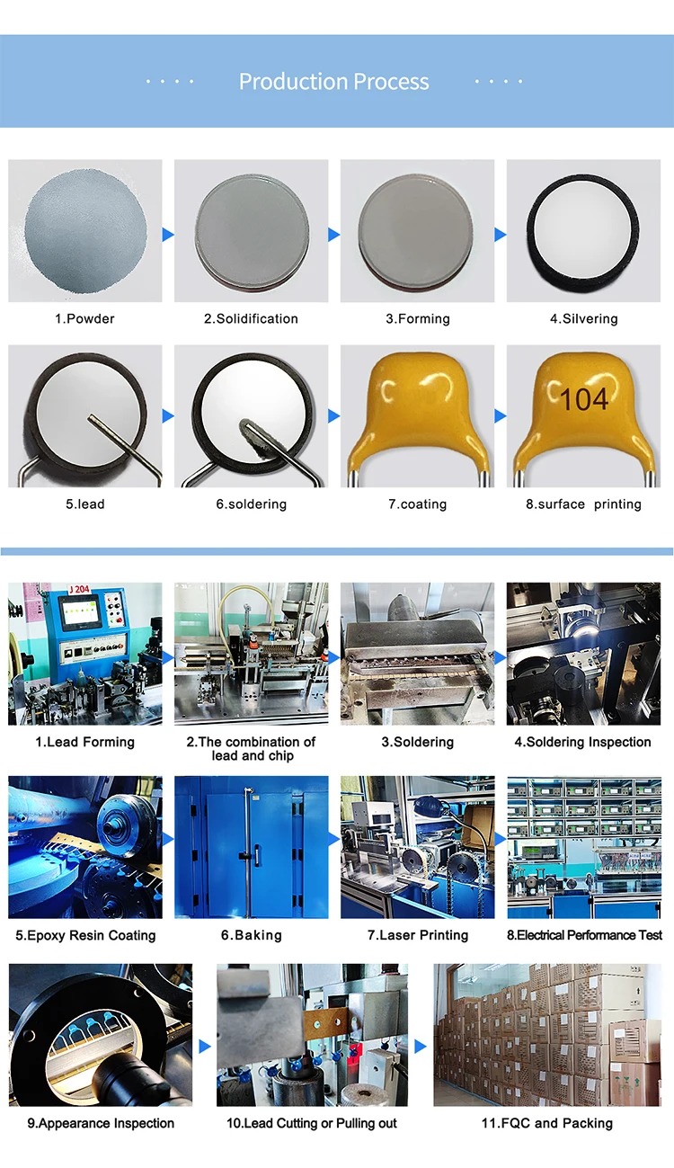 Epoxy Encapsulated Small Size Large Capacitance DC Isolation Coupling Bypass Multilayer Ceramic Capacitor