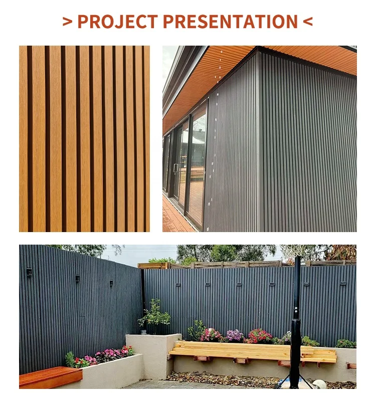 Waterproof Wall Cladding Board Fireproof WPC Wall Panel