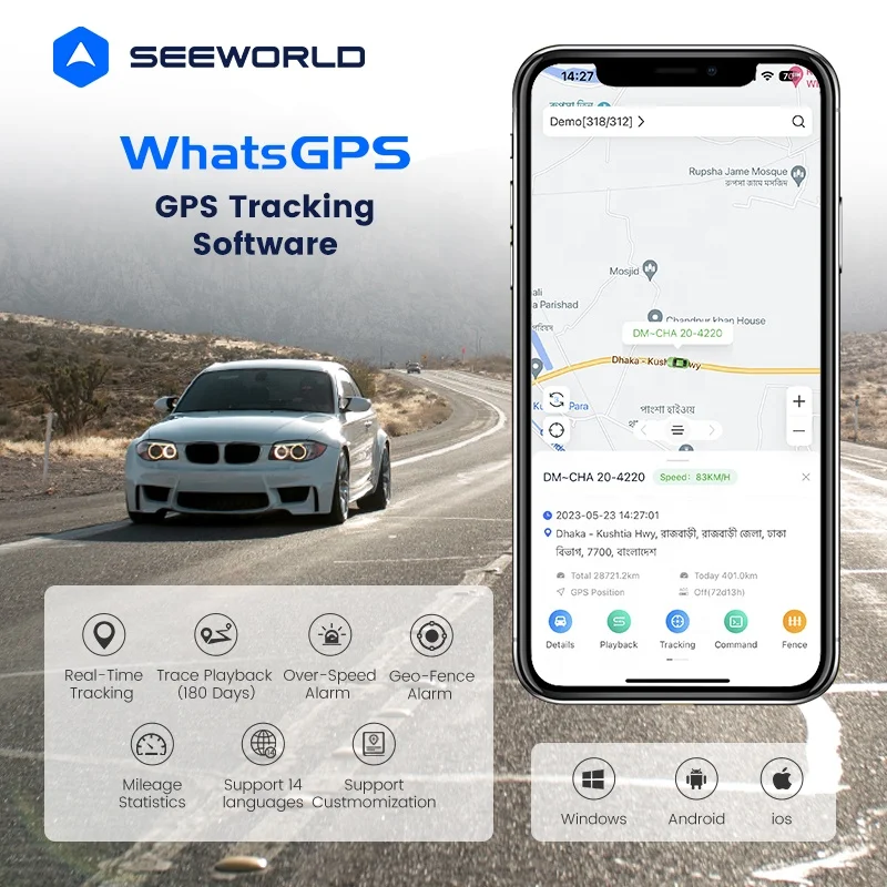 4G Wireless LTE GPS Tracker with 3 Year Battery Life Long Standby Time Rastreador Tracking Device