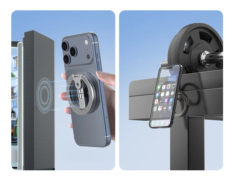 Bendable Magnetic Smartphone Stand Adjustable Height Waterproof Anti Corrosion Desk Holder for Office Home