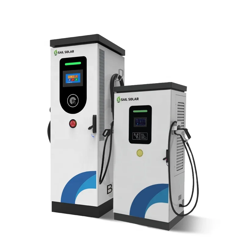 Commercial Use Electric Vehicle Dc Fast Charging Advertisement Screen 60kw Ev Car Charging Station Machine