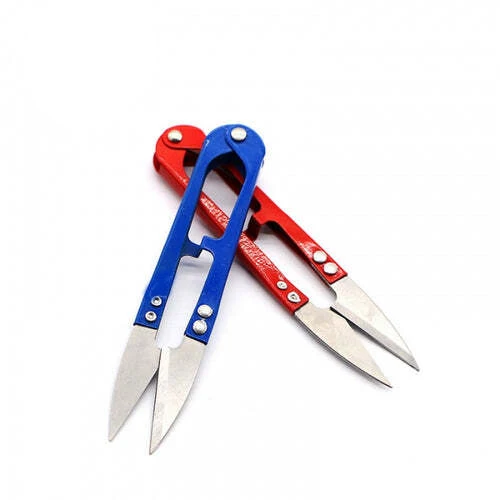 Stainless Steel U Shape Scissors Mini Cable Clippers for Thrum Cutting