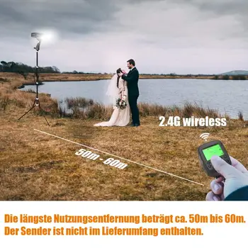Portable Photography Studio Pocket Flash Light Professional Triopo F1-200 Kit 1/8000s With LED Panel Light for Godox AD200 detail image