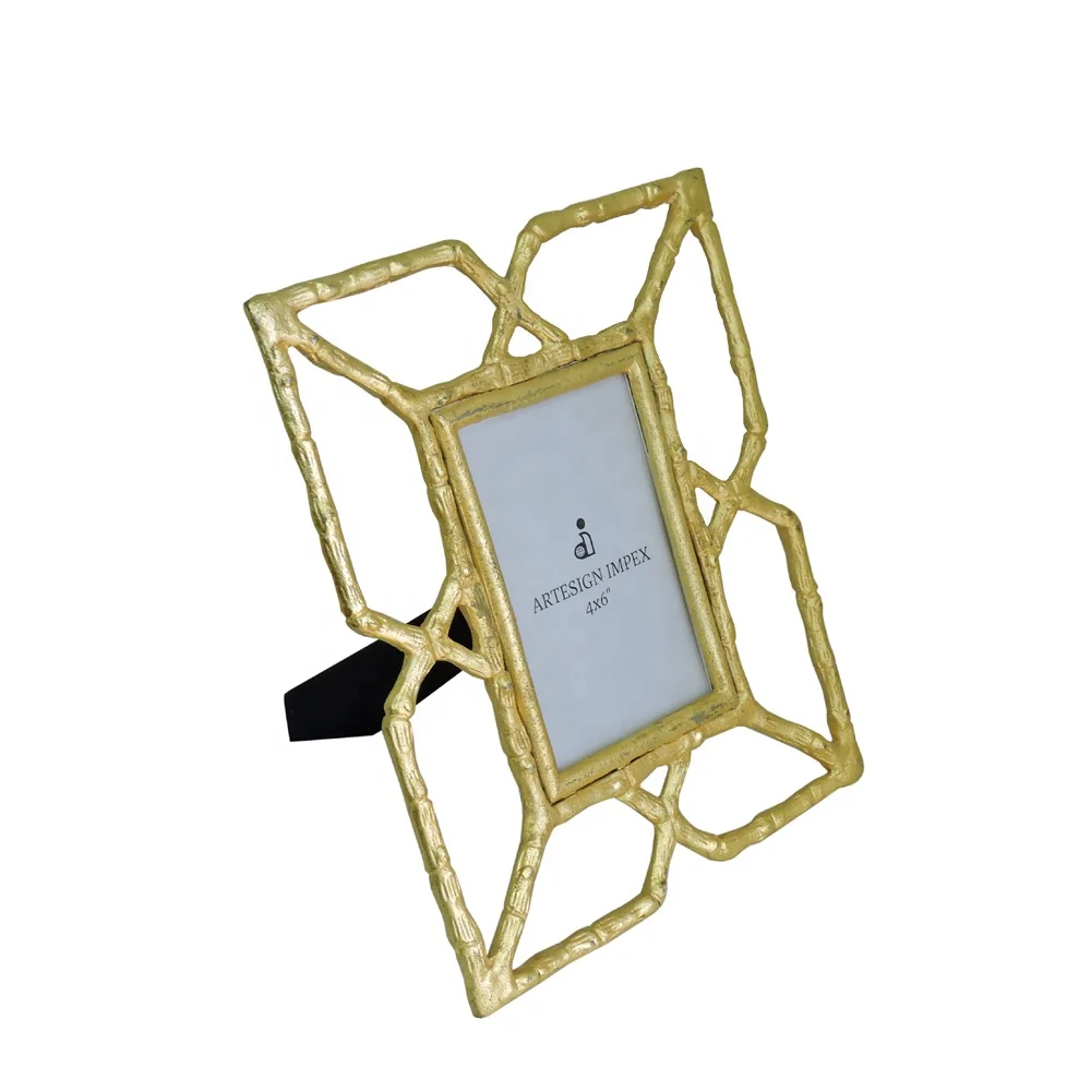 Metal Photo Holder And Photo Picture Frame In Rectangular Shape Nickel