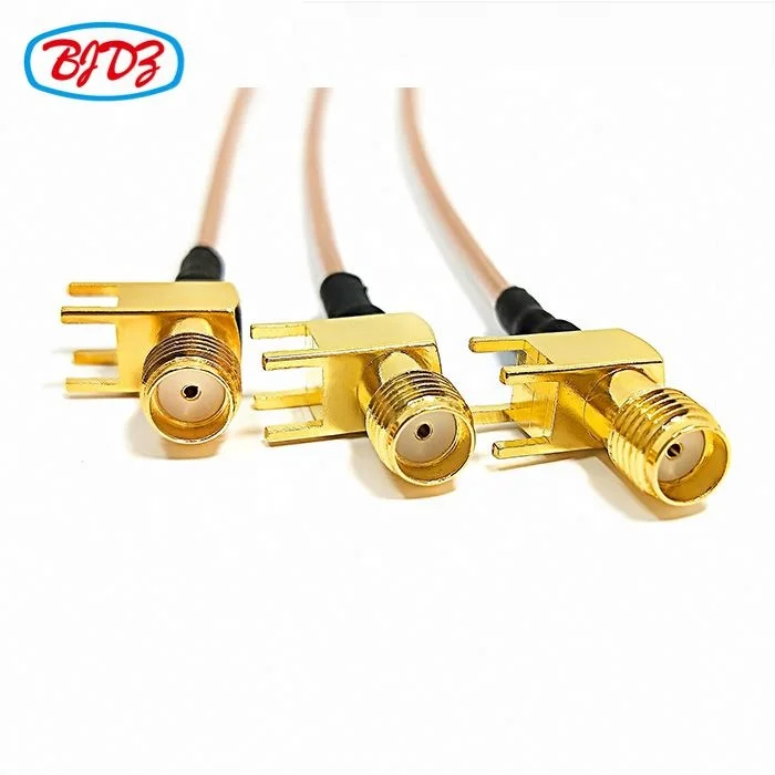 Connettore JXRF TS9 Femmina A TS9 CRC9 Cavo Di Prolunga Maschio Adattatore RG316 Cavo Coassiale A Spirale Per Antenna 3G 4G - Foto 7