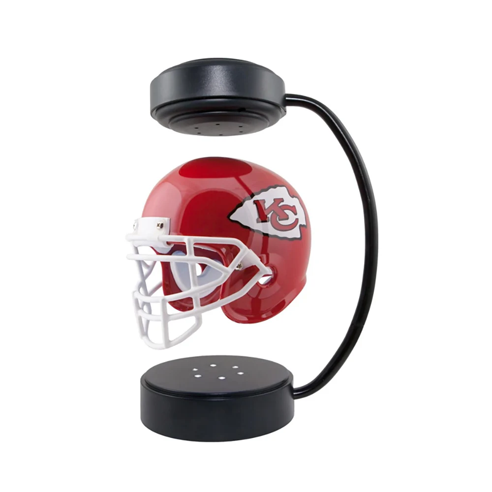 Source 360 rotating magnetic levitation football helmet display