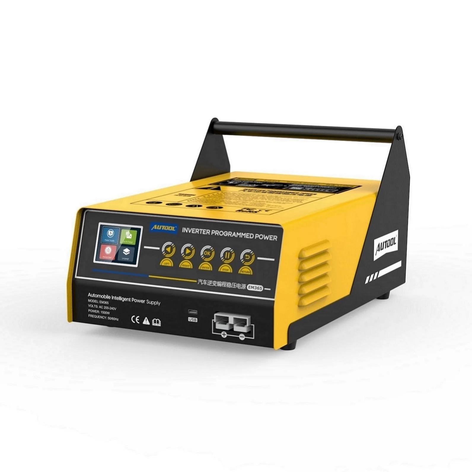 AUTOOL EM365 110V220V Inverter Programming 3 in 1Car Emergency Power Supply Jump Starter Battery Charger Automotive Tools
