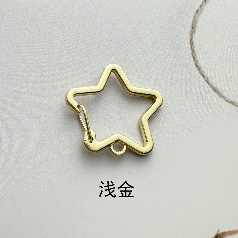 女王蜂 ラバーストラップ 金星 Wholesale Star Keychain Clasp - DIY Lobster Ring Holder